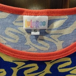 Like New LuLaRoe Dress, Small, Blue Bird Pattern